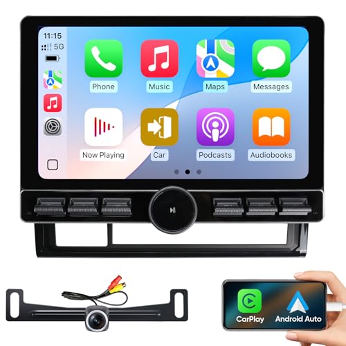 Radio de coche para Toyota Tacoma 2005-2015, actualización estéreo, 10 pulgadas, pantalla táctil de botón único Android 13.0 con CarPlay inalámbrico, Android Auto, AM/FM, control del volante