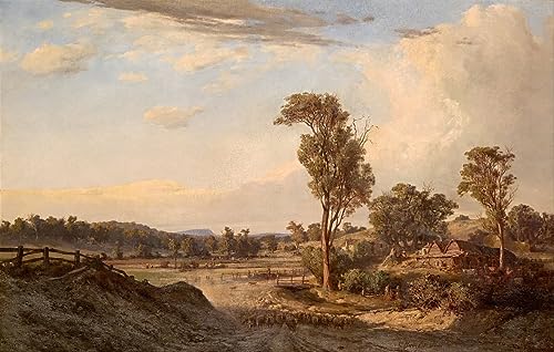Impression d'affiches Louis Buvelot Toile Après-midi d'été Templestowe Decoración Mural 60x90cm