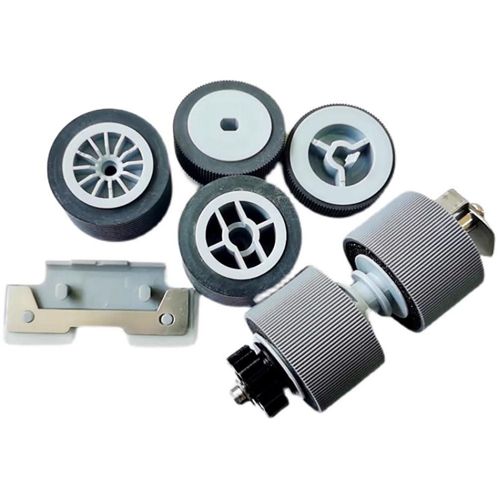 Feed Roller Separator Roller Assembly Set for Fujitsu fi-5950 fi-5900C,1set Pickup Roller+pad