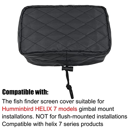 Capa de tela Fish Finder compatível com Humminbird Helix 7 todas as séries com cordão, proteção prof
