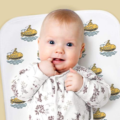 Azeeda 'Deep Sea Submarine' Baby Burp/Wash Cloth (BC00035826)2