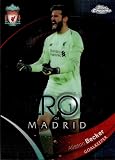 2023-24 TOPPS CHROME LIVERPOOL FC #74 ALISSON BECKER LIVERPOOL SOCCER OFFICIAL TRADING CARD OF SOCCER