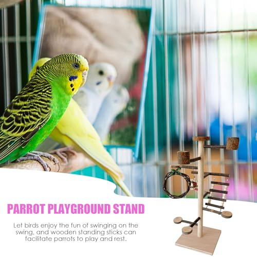 Accessoires de cage et support de jeu pour oiseaux : perchoirs pour perruches et calopsittes - 8