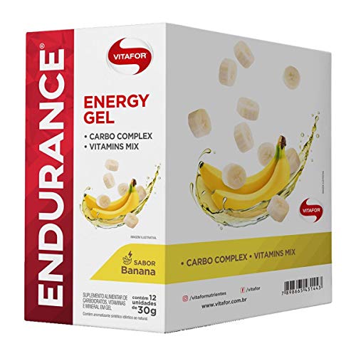 Endurance Energy Gel (360g - 12 Saches) - Banana, VitaFor