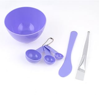 Ruilogod Makeup Cosmetic Tool Bowl Spoons Bru...