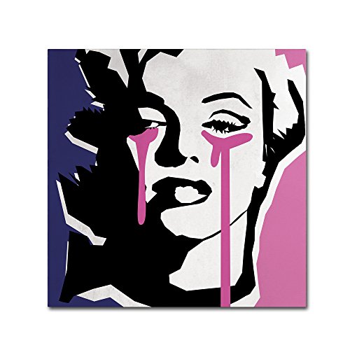 Marilyn Monroe III by Mark Ashkenazi Wall Decor, 18 by 18" Canvas Wall Art