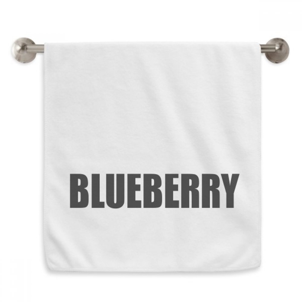 Serviettes débarbouillettes blanc Fruit Bleuberry avec motif diadème