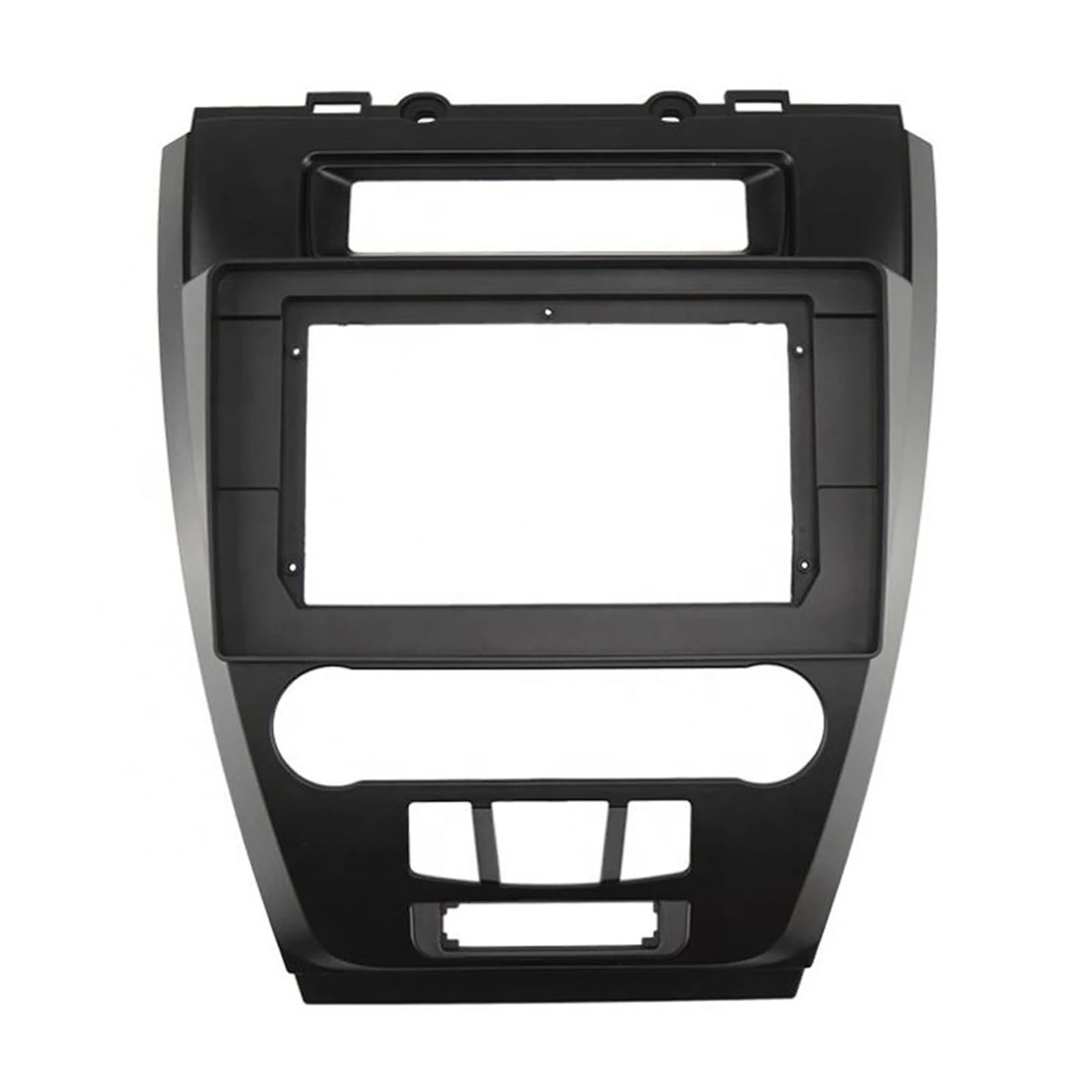 Cadre Panneau D'autoradio Kit Cadre Panneau Tableau Bord Android Mp5, 2 Din, Audio Voiture Grand Écran 10.1 Pouces, Adaptateur Fascia pour Ford pour Fusion 2009-2012 | Le noir
