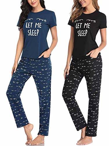 Image of MNOP Women's Premium Cotton Pyjama Pant Only With Pockets (Not T-Shirts)| (Pack of 2)