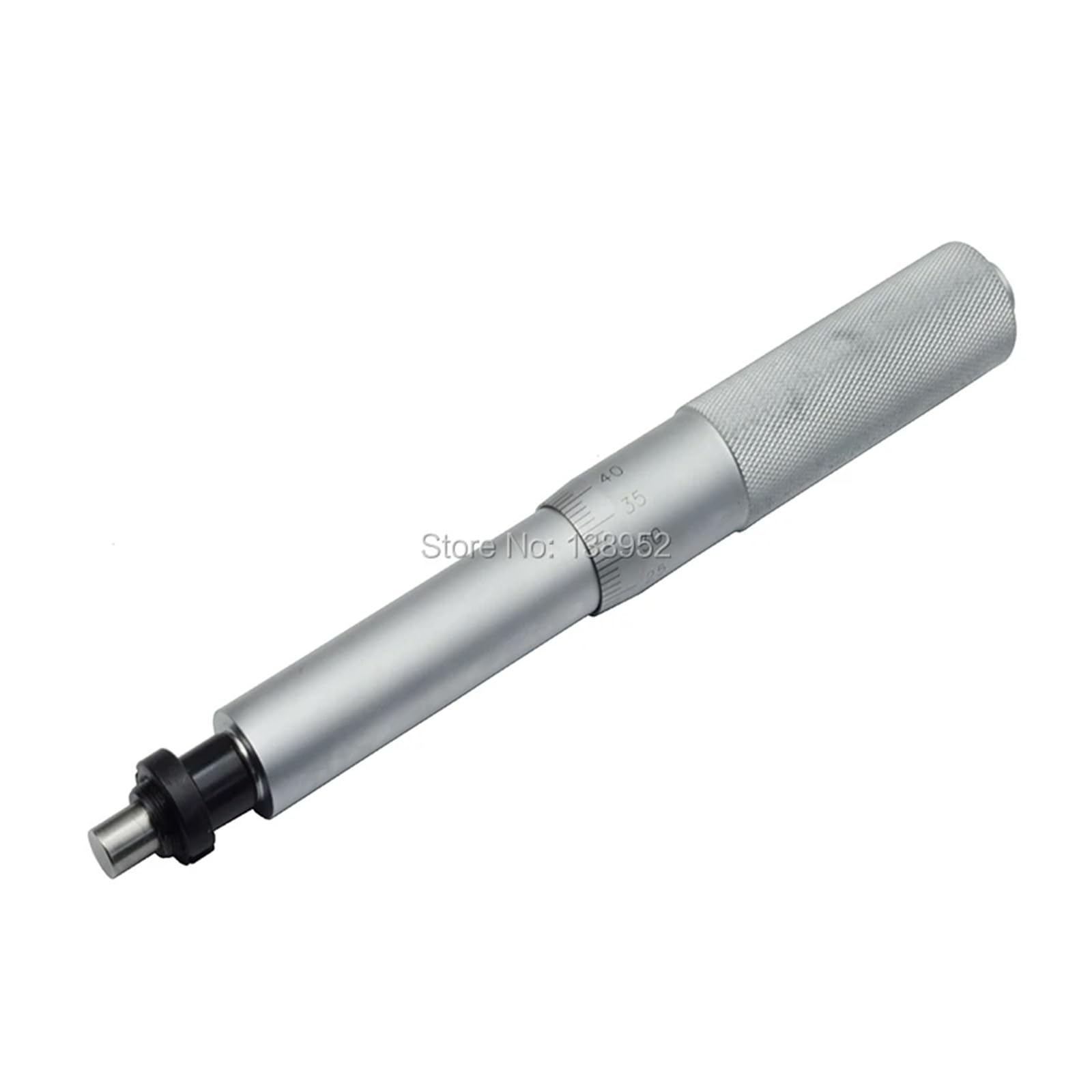 0-50mm Micrometer Head Flat Measuring Face With Nut And No Nut Metal Measure Tool Flat Head 0-50mmx0.01mm Micrometer Heads(No nut)