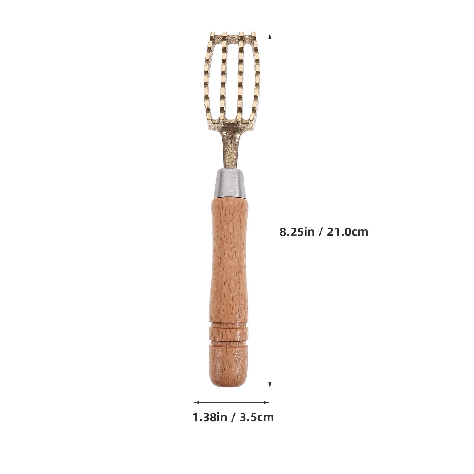 Raschietto Manico Antiscivolo e in Ottone e Legno Stile Giapponese Rimozione Rapida e Pulita delle Squame Squame di Pesce Uso Domestico e Professionale Uso Domestico Professionale