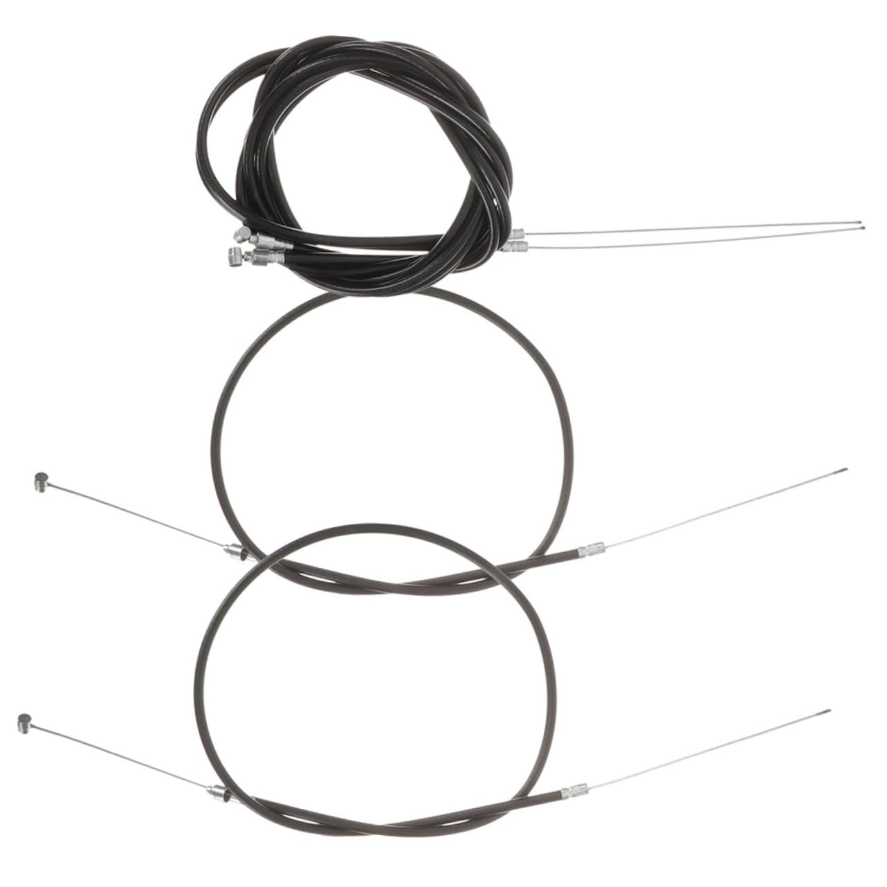 HEMOTON 1Set Bike Brake Cable Kit Replacement Brake Cables for Mountain Road Bikes Wear Resistant Brake Line Accessories for Cycling Maintenance