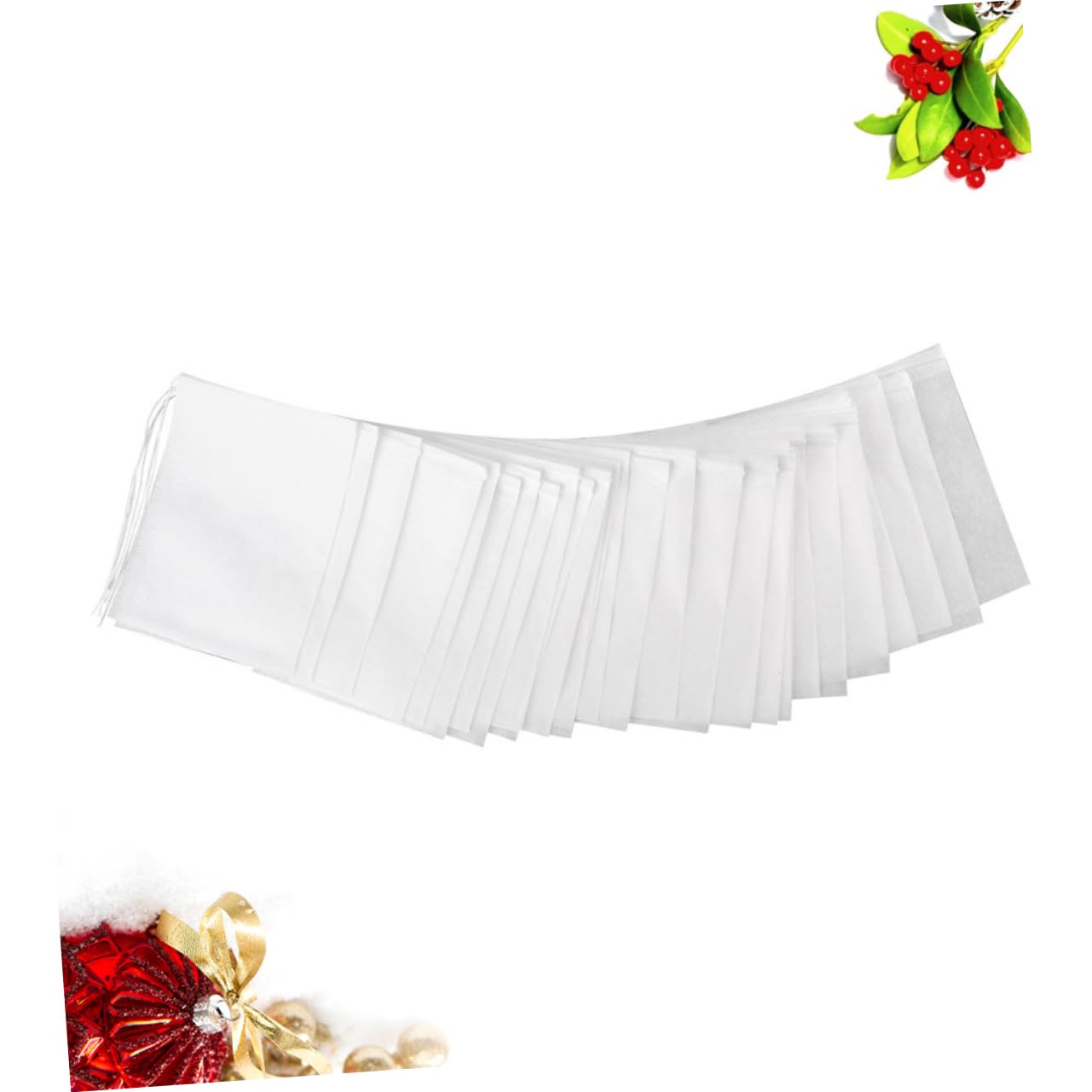 Cabilock 3 Juegos De Bolsitas De Té Vacías Con Filtro Para Hierbas Sueltas Bolsitas De Papel Con Cordón 200 Unidades X 3