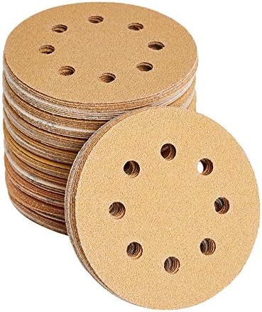 100 Pcs 5 Inch Sanding Discs Hook And Loop Sanding Discs 240 Grit For Random Orbital Sander - View #8
