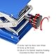 stonylab 4x4 Zoll Lab Jack, 100x100 mm Eloxiertes Aluminium Top Deck Laborunterstützung Jack Platform Hubtisch Jack Scherenständer mit 5 KG Unterstützte Gewicht, 45 bis 150 mm Vertikaler Hubbereich