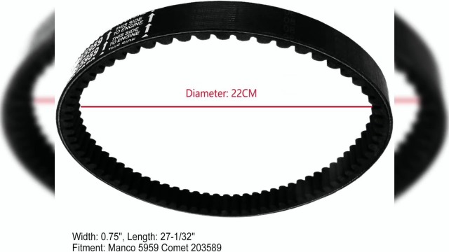 Image of 3PCS 30 Series Go Kart Drive Belt Replaces Manco 5959 / Comet 203589 Durable Trorque Converter Belt
