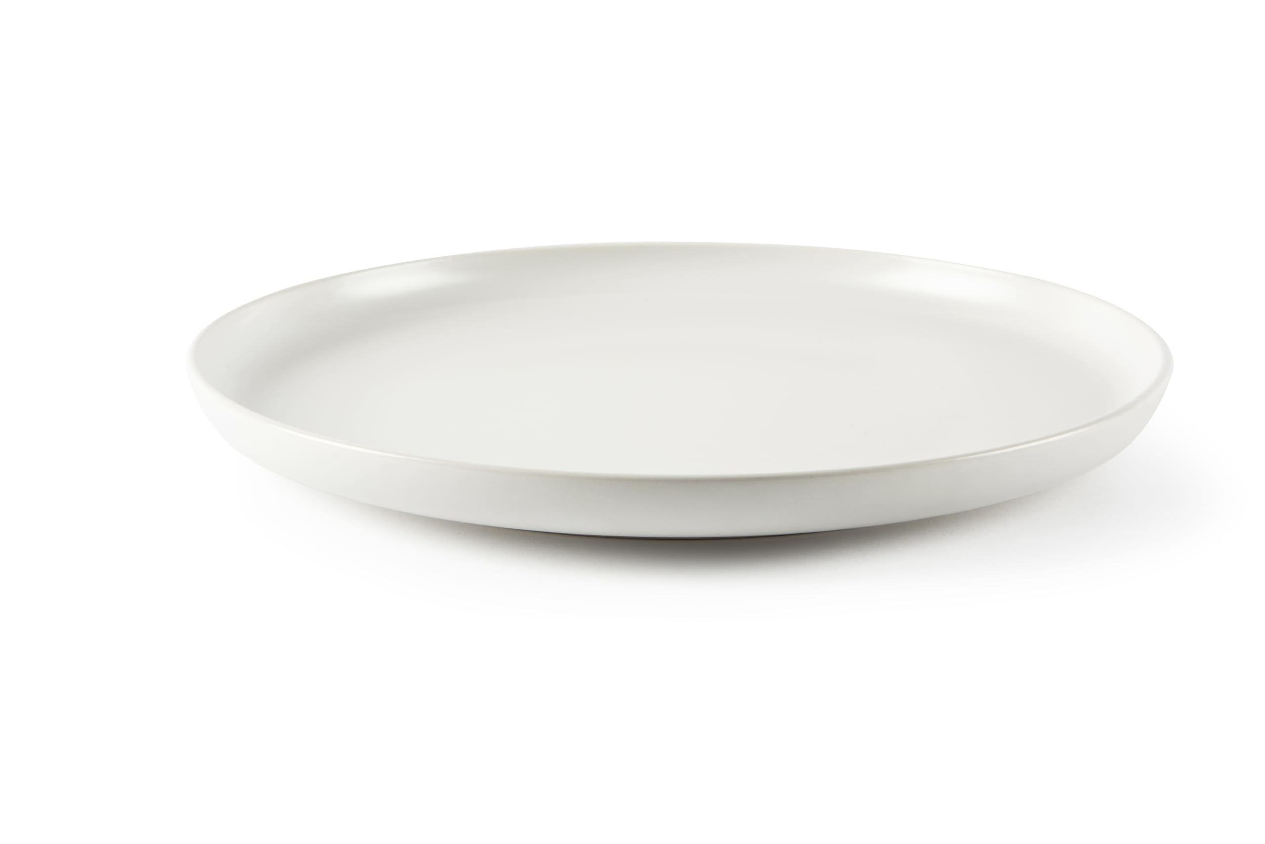 Excelsa Nordic Set 6 Piatti Piani in Ceramica, Bianco
