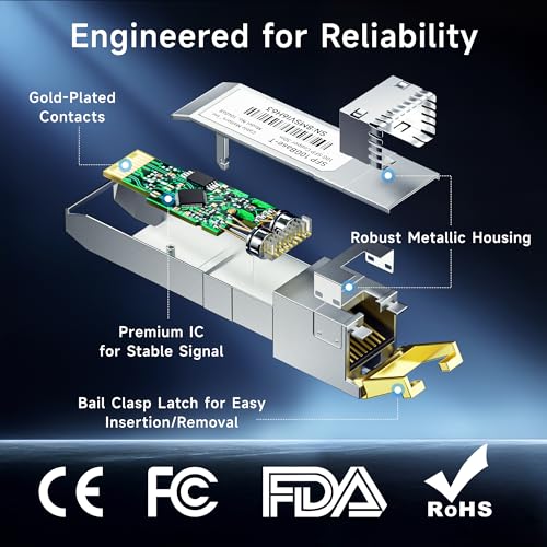 Image of Cable Matters 10GBASE-T SFP+ to RJ45 Copper Ethernet Transceiver