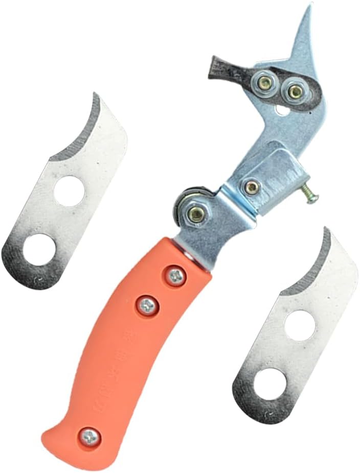 POPETPOP Fruit Tree Ring Cutter Pruning Shears Garden Tree Bark Cutter with Sharp Blades and Non-Slip Handle for Effective Girdling and Branch Trimming