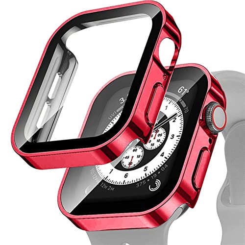 Coque Apple Watch 44mm rouge pour protéger votre montre au sport