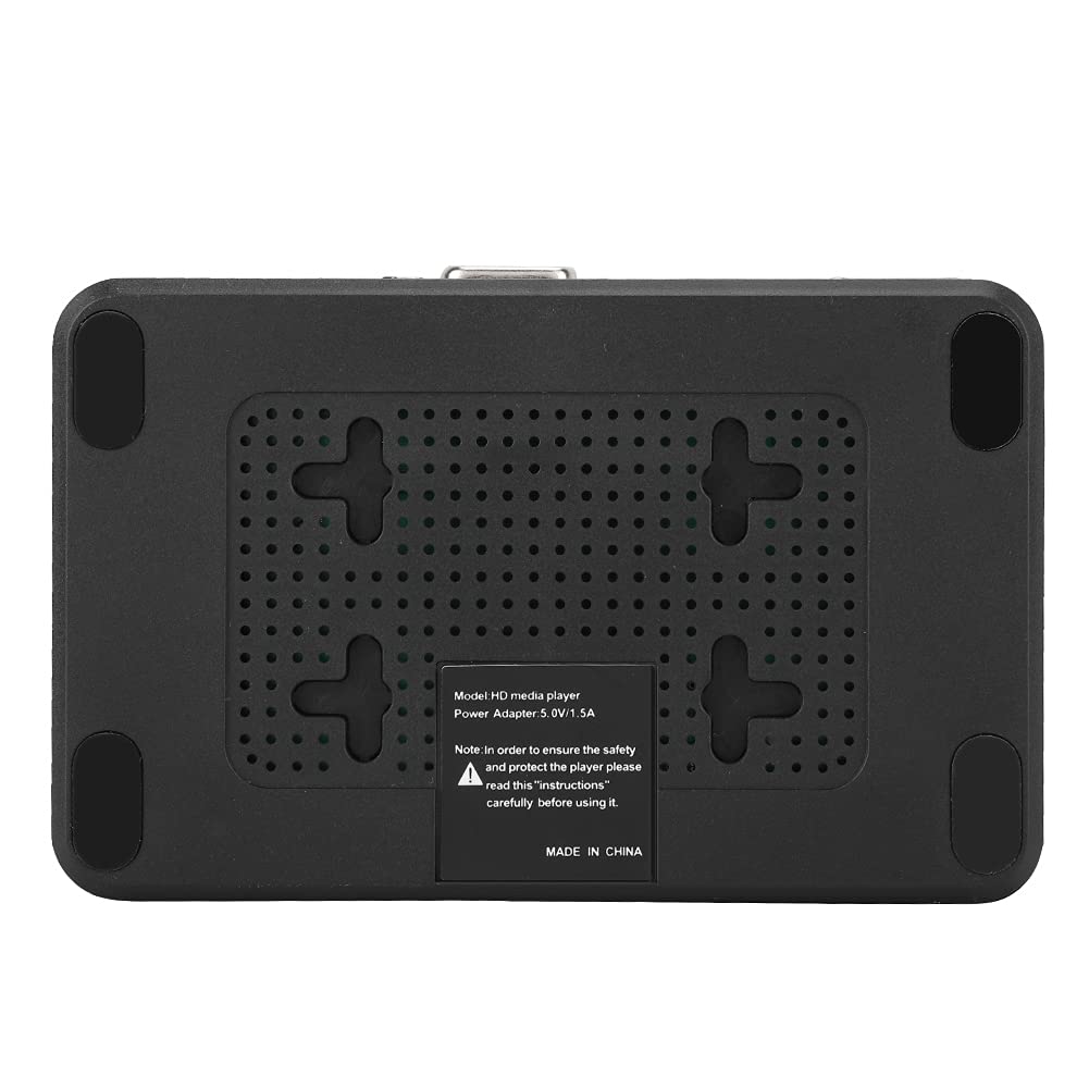 1080P 4K Mini HDMI Media, Reproductor de Publicidad de Audio Y Video Se Puede Configurar para Encender, Arrancar, Automático, Reproducción en Bucle, Reproductor de Disco(Estándar europeo 100-240V)