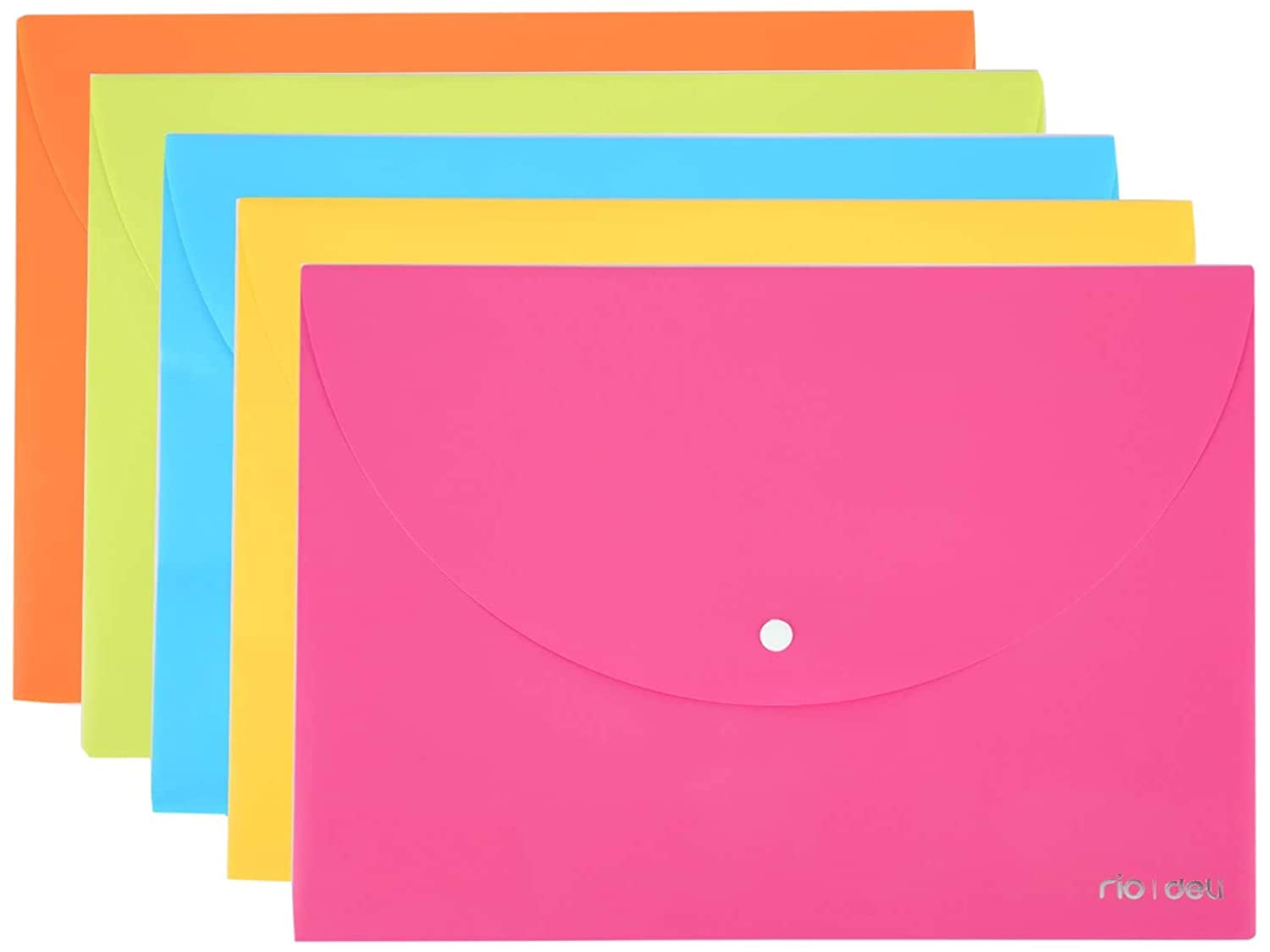 Deli E38131 File Bag, Assorted Colors, Pack of 1