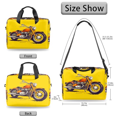 Bolso para Laptop 16 Pulgadas Amarillo Vintage Impermeable miniatura 5