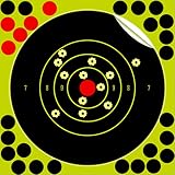 30 & 60 & 100 Pack Shooting Targets 8×8 inch Adhesive Shooting Targets Reactive Self Stick Splatter