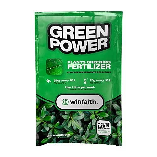 Winfaith Eisenchelat für Gemüsepflanzen Obstbäume Reben 100g wasserlösliches Granulat – keine Flecken auf Oberflächen - Made in Europe – kräftigt Zitrusbäume Grün- und Zierpflanzen