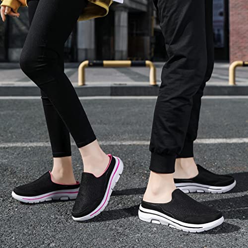 Eliogn Women's Men's Slip-On Clogs Comfortable Non-Slip Muller Shoes Breathable Mesh Fashion Walking Shoes Casual Sneakers for Men and Women 6