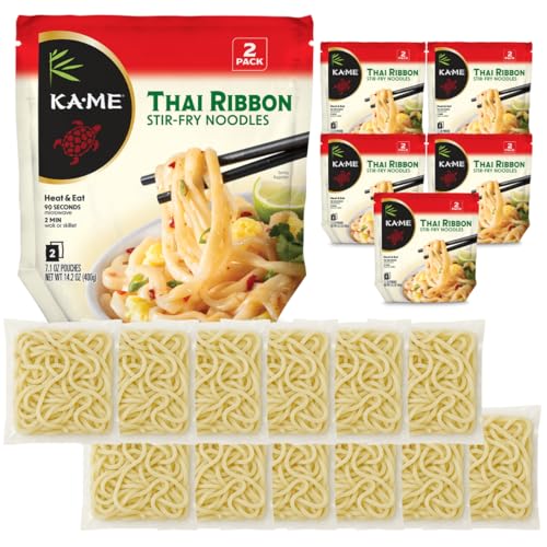 Ka-Me Thai Ribbon Stir Fry Noodles - 14.2 Oz (Pack of 6)