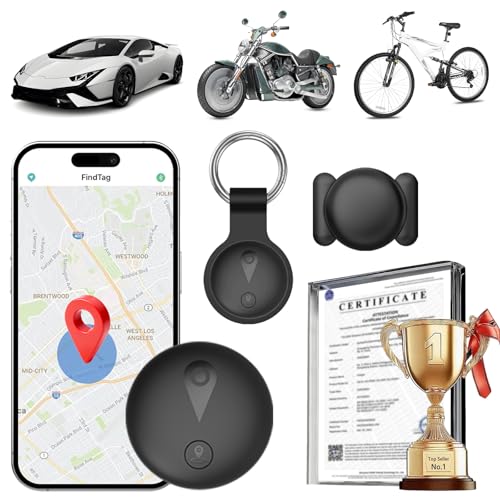 Traceur GPS Voiture, Tracker de Voiture Magnétique étanche, Traceur GPS sans Abonnement, Compatible iOS/Android, Permet de Suivre en Temps réel...