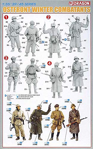 Amazon.co.jp: 1/35 ドラゴン 東部戦線 ドイツ兵＆ソ連兵1942-43