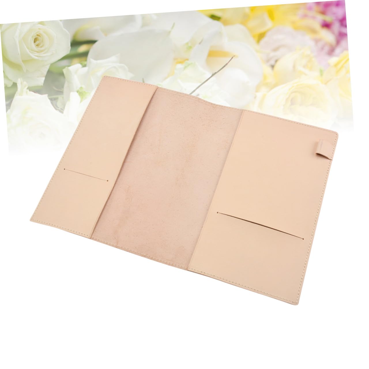 Funda de Cuero para Cuaderno A6 Soporte para Bolígrafo y Ranuras, Cubierta Protectora para Oficina y Papelería, Estilo Vintage