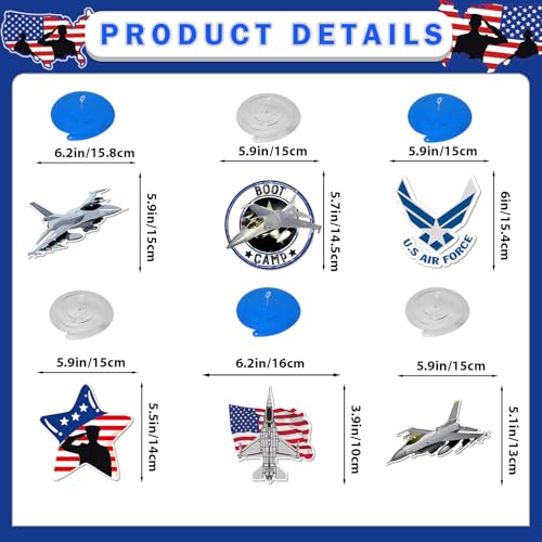 Image of Air Force Boot Camp Banner: Air Force Party Decorations Airforce Decorations for Birthday Party Boot Camp Military Fighter Jet Banner