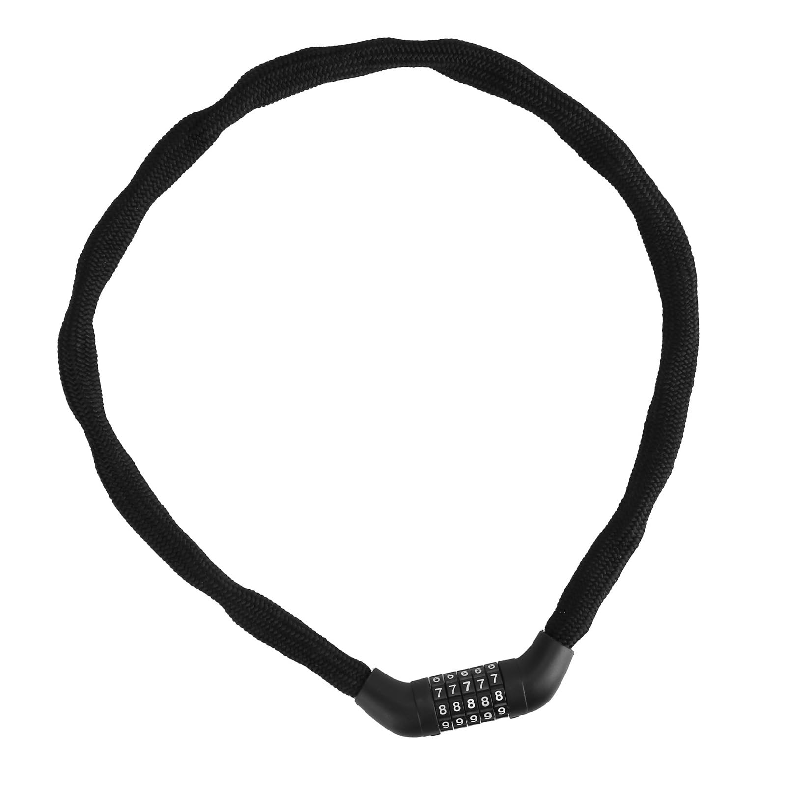 Road Bike Chain Long Antitheft Bicycles Chains 5 Digit Combination Bike Locks for Motorcycle, Scooter, Fence Password Bicycles for Outdoor Cycling