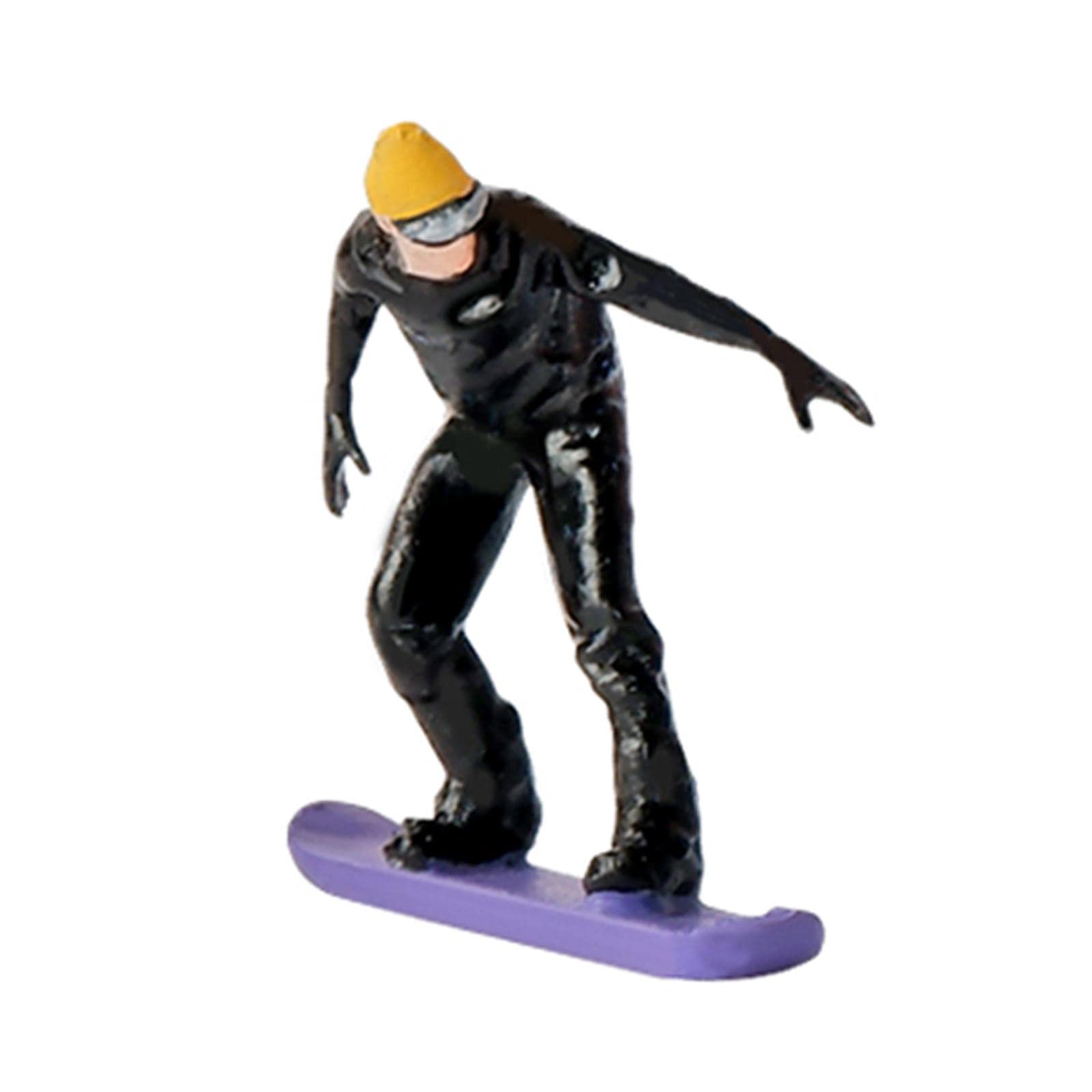 Amazon | Generic 1/64 スケール ミニチュア モデル スキー フィギュア