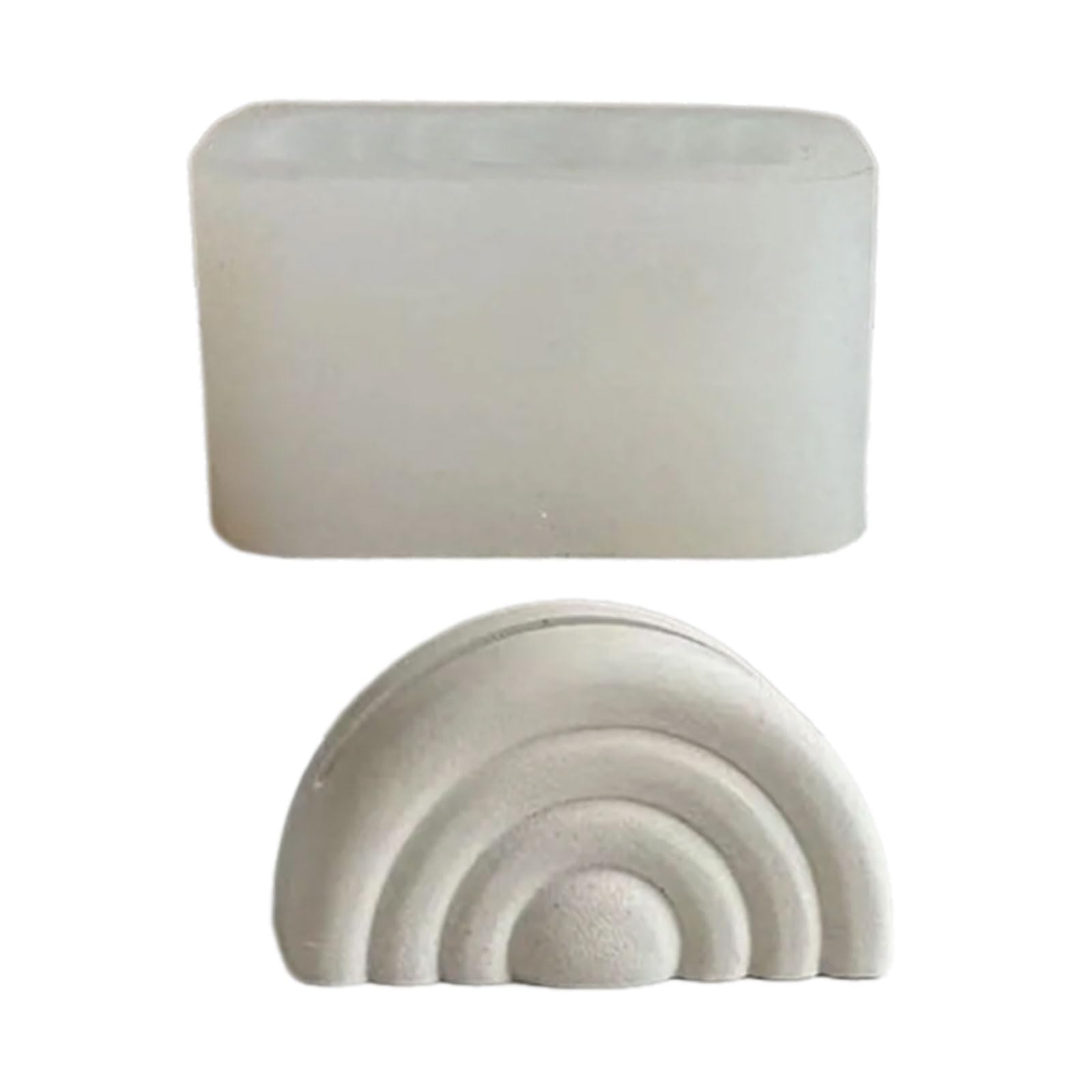 Msioytog Silicone for Business Card Holder Epoxy Resin Molds Castings Molds Ornaments Business Card Holder Silicone Resin Castings