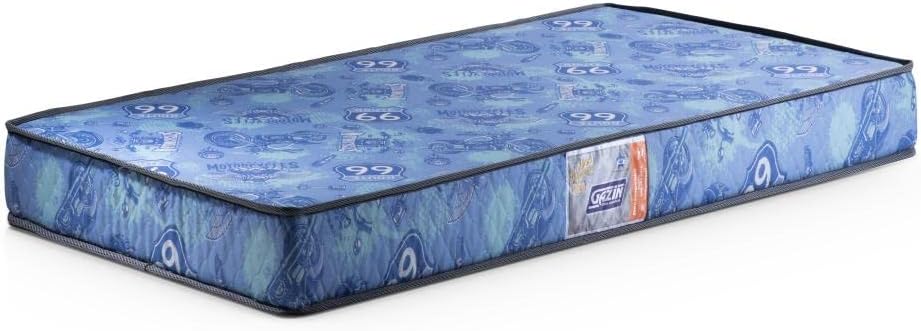 Colchao Solteiro Supreme D20 Azul Gazin 78x12x188