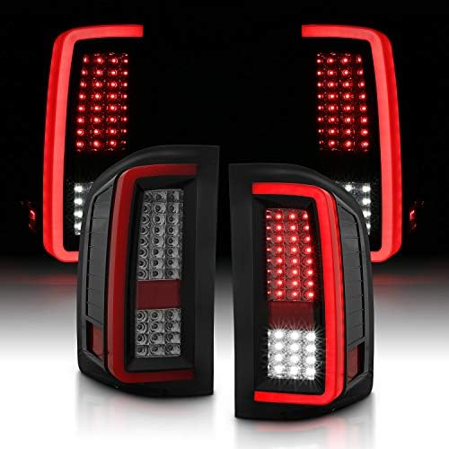 Smoke LED Tail Lights For 2007-2013 Chevy Silverado 1500/2500HD/3500HD - Black Housing 12 thumbnail image