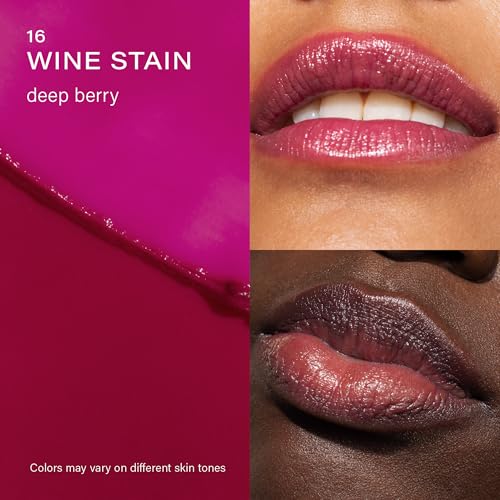 Image of Melixir Vegan Lip Butter (12 Colors), Hydrating Tinted Lip Balm Stick, Bee-Free, Petrolatum-Free, Plant-Based, Moisturizes Dry & Chapped Lips With Shea Butter, Sheer, Natural Finish - #16 Wine Stain