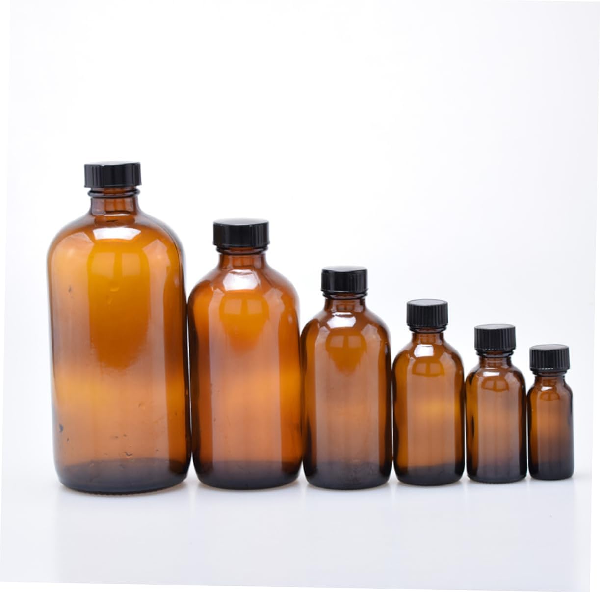 4Pcs Brown Glass Bottles with Lid Multifunction Sealing Honey Pots for Jam and Storage Kitchen Glass Storage Containers