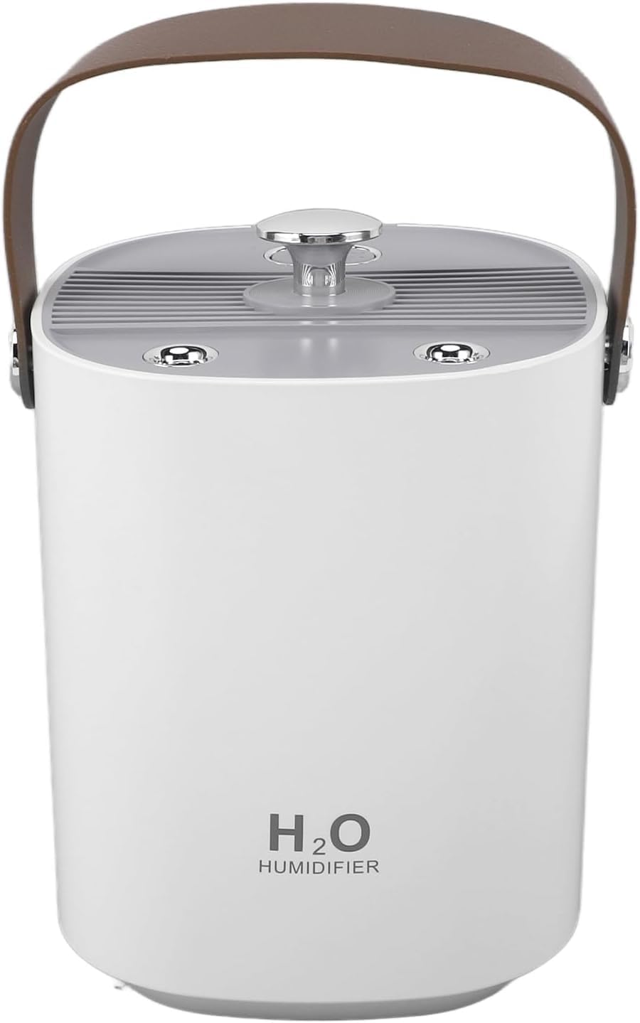 Domésticos Humidificador, Mini Humidificador Silencioso de Doble Pulverización de 1,2 L for Dormitorio (Verde)(Bianco)