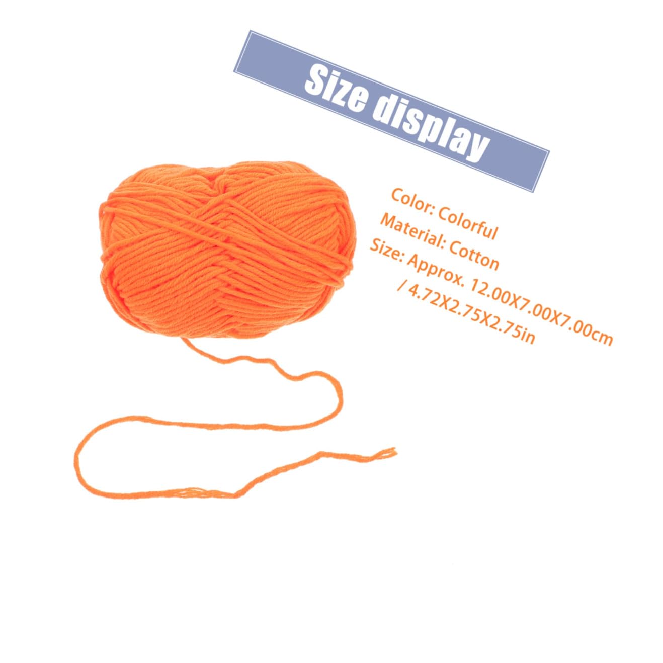 10pezzi Filato di Cotone Gomitoli Colorati per Lavori Maglia e Uncinetto Delicato per Creazioni Artigianali e Accessori Fatti Mano