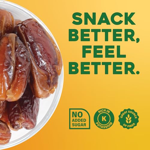 Sunbest Natural Deglet Noor Dates, 5 lbs – Pitted & Whole – Bulk Dried Fruit Snack For Kids & Adults – Naturally Sweet For Baking & Cooking – Sun-Dried, Fiber Rich, Kosher & No Sugar Added (80 oz) - Image 5