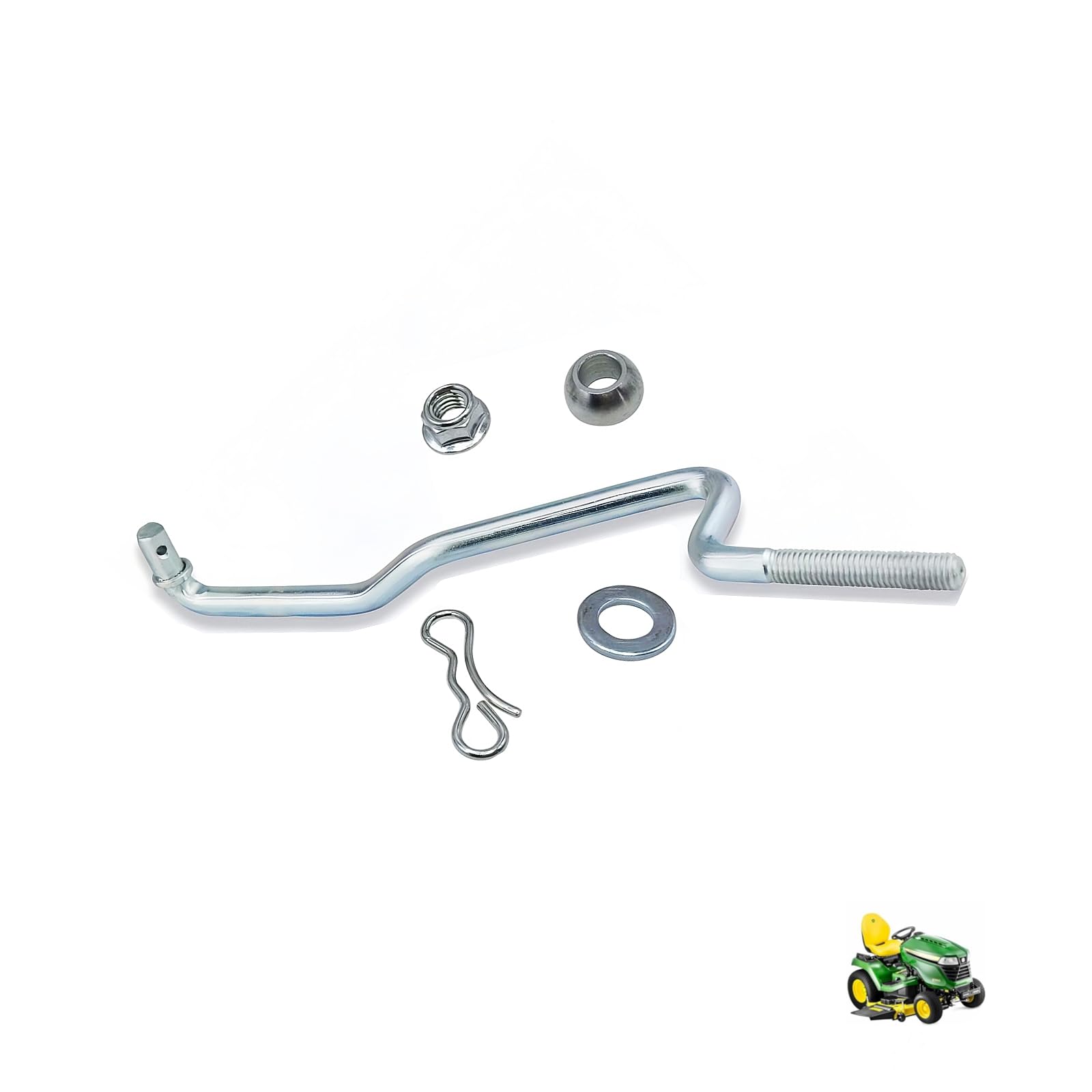 GX20497 GX20497A Kit de bras de tirage avant compatible avec John Deere 102 115 125 155C D155 LA L100 L120 L130 LA120 D140 X S E Series Tondeuse à gazon