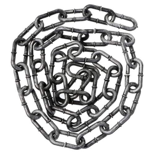 BUGUUYO Cadena Decorativa Halloween Prisionero Simulación Realista Plástico Resistente Accesorio para Disfraz y Ambientación Terrorífica