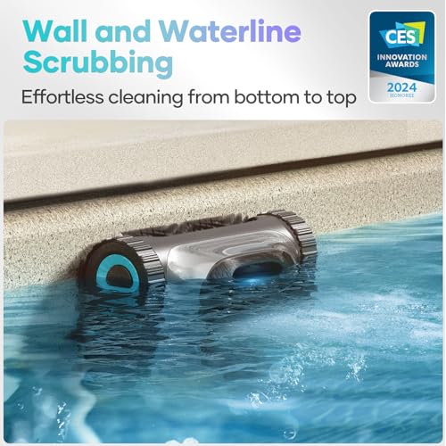 Image of Aiper Scuba S1（2024） - Robotic Pool Cleaner, Powerful Suction, 150-Min Runtime, Wall & Waterline Cleaning, for Inground & Above Ground Pools up to 1600 sq.ft
