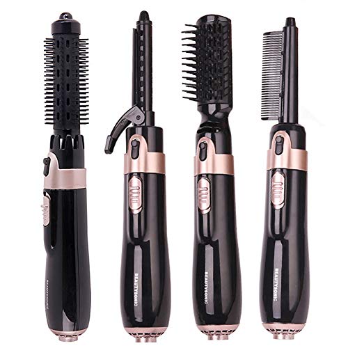 Donycarry Heteluchtborstel, persluchtborstel, haardroger, 4-1 – negatieve ionen, rotatie en correctie van apparaten, multifunctionele salon en rolapparaat