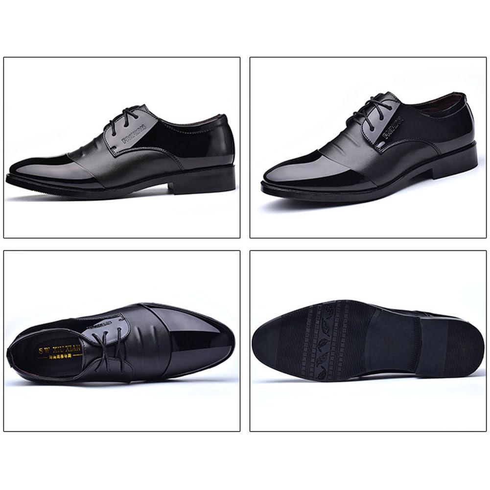 Derby Oxford pour Homme Lacets Dressing Chaussure Ville Costume Entreprise Officiel Urban Habillées